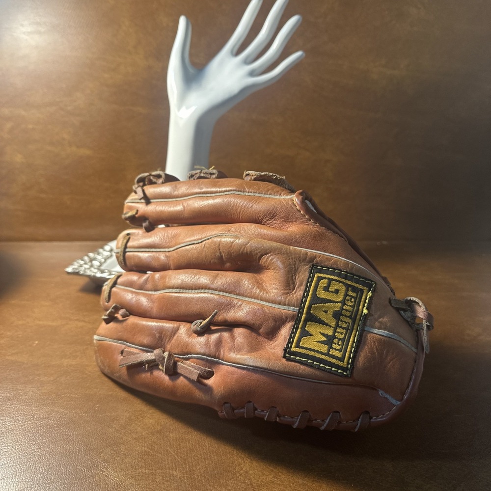 Mag Plus Leather Baseball Softball Glove LL 1997 Handcrafted Easy Catch Pocket